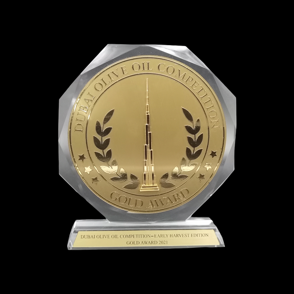 Nece Oil - Médaille d'or au concours de l'huile d'olive de Dubaï